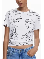Desigual Damen T-Shirt Weiß mieten | Flex-Fashion Verleih