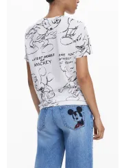 Desigual Damen T-Shirt Weiß mieten | Flex-Fashion Verleih