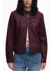Desigual Damen Jacke Rot mieten - Flex-Fashion Verleih