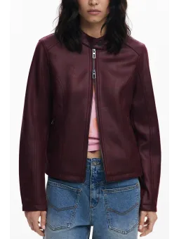 Desigual Damen Jacke Rot mieten - Flex-Fashion Verleih
