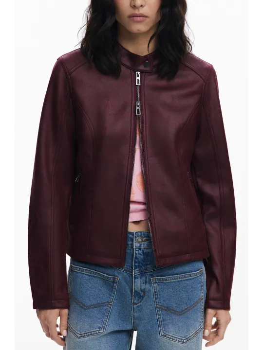 Desigual Damen Jacke Rot mieten - Flex-Fashion Verleih