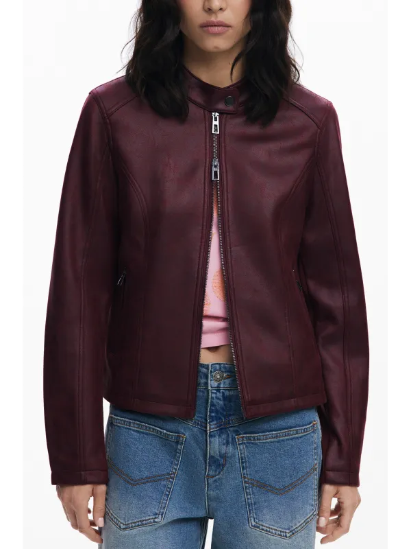 Desigual Damen Jacke Rot mieten - Flex-Fashion Verleih