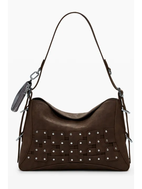 Desigual Damen Patch-Tasche mieten - Braun, UNI, Flex-Fashion
