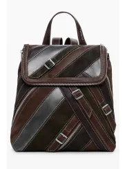 Desigual Damen Mini-Rucksack Braun mieten – Flex-Fashion
