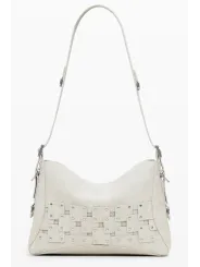 Desigual Damen Patch-Tasche Beige mieten | Flex-Fashion Verleih