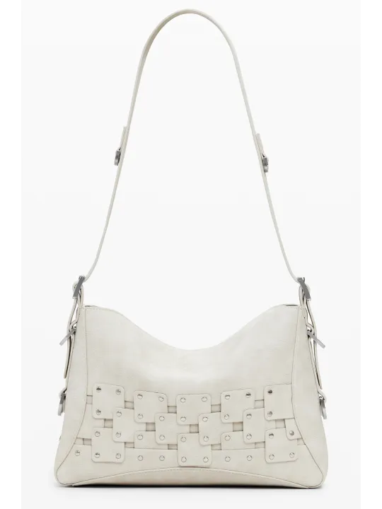 Desigual Damen Patch-Tasche Beige mieten | Flex-Fashion Verleih