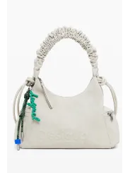 Desigual Damen-Halblogotasche Beige mieten bei Flex-Fashion