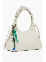 Desigual Damen-Halblogotasche Beige mieten bei Flex-Fashion