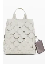 Desigual Damen Rucksack Beige mieten bei Flex-Fashion
