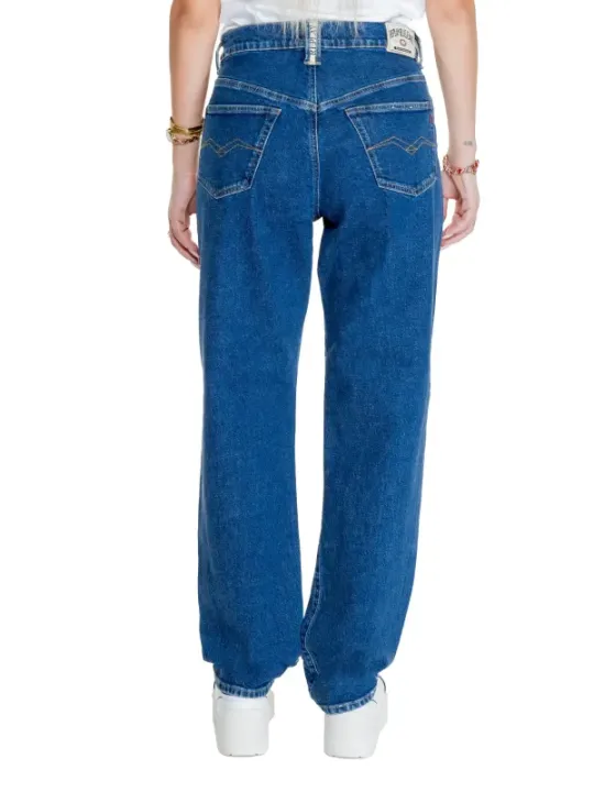 Dunkel gewaschene Replay Straight-Leg Jeans