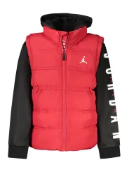 Mieten Sie die Jordan Herren Langarmjacke Rot bei Flex-Fashion