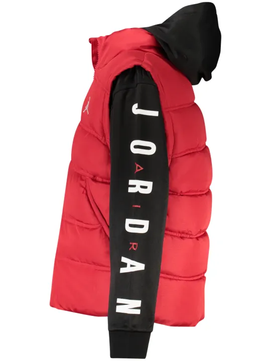 Mieten Sie die Jordan Herren Langarmjacke Rot bei Flex-Fashion