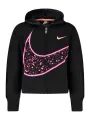 Nike Mädchen Kapuzensweatshirt Schwarz mieten - Flex-Fashion