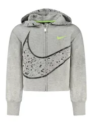 Nike Mädchen Kapuzensweatshirt Grau mieten | Flex-Fashion
