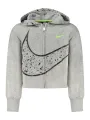 Nike Mädchen Kapuzensweatshirt Grau mieten | Flex-Fashion