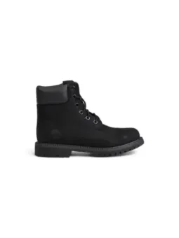 Schwarze Timberland Stiefel Ansicht Detail