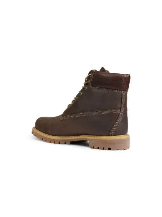Robuste braune Timberland Lederstiefel