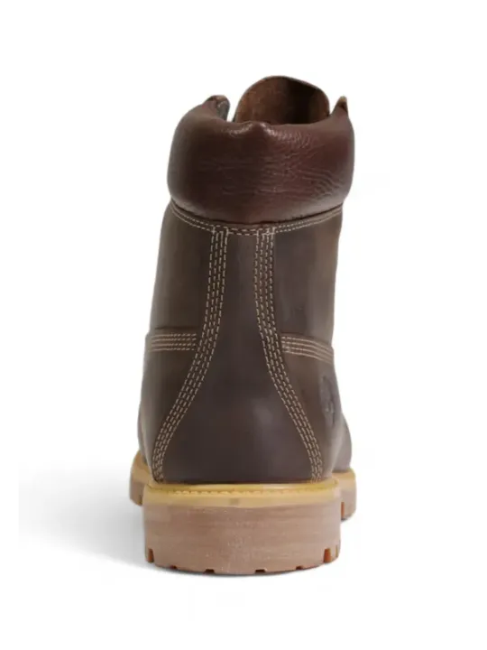 Dunkelbraune Timberland Lederstiefel