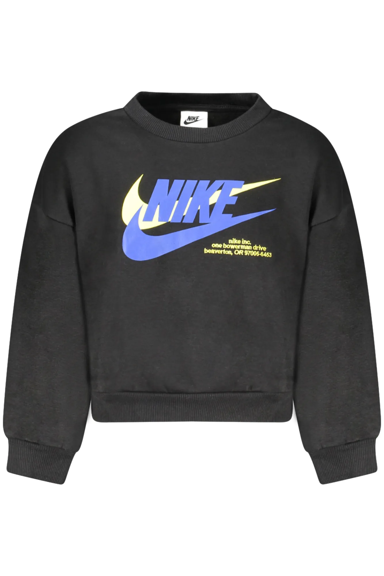 Jungen LANGARM-SWEATSHIRT Schwarz 86K434_NEBLACK