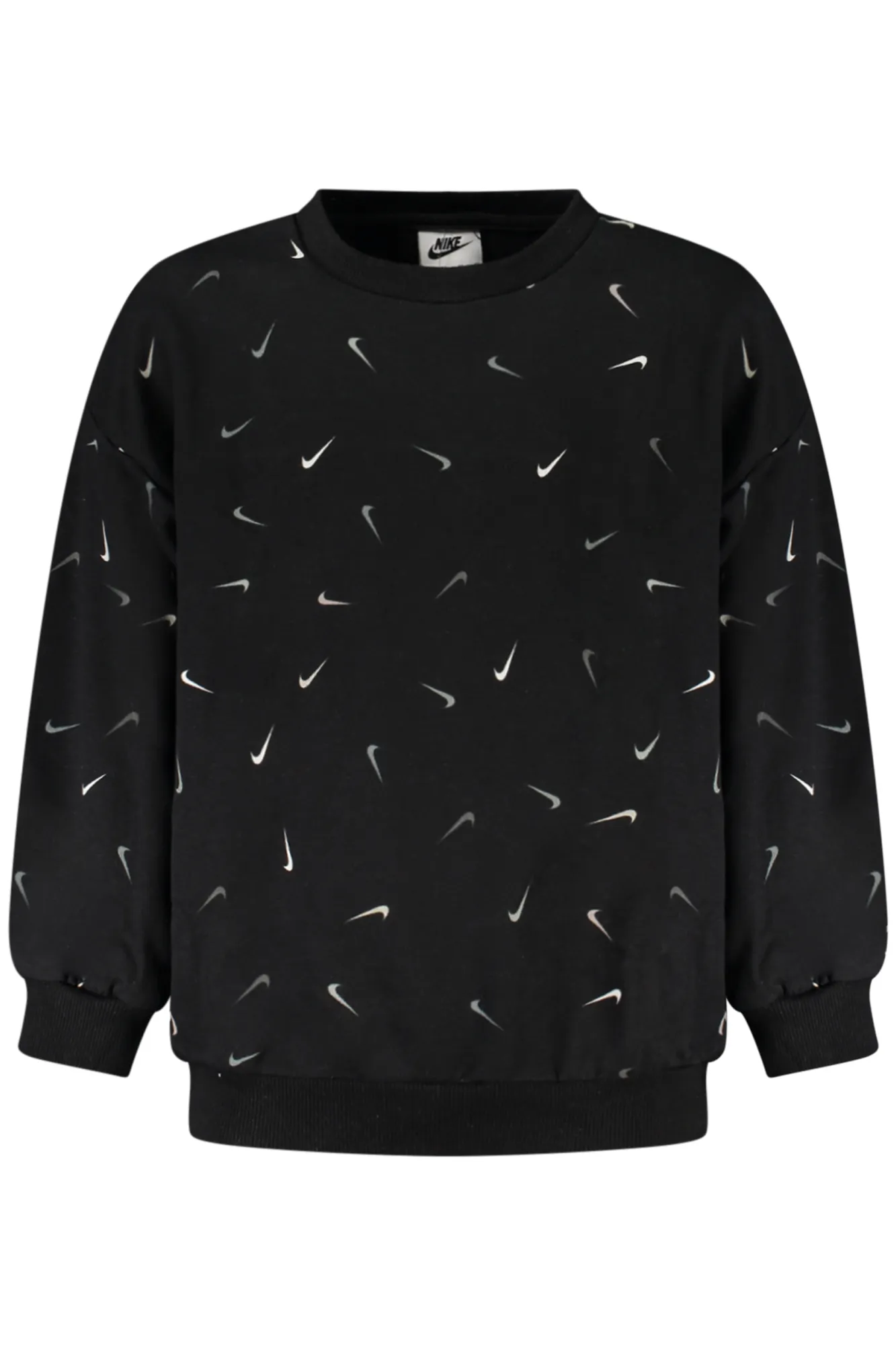 Mädchen LANGARM-SWEATSHIRT Schwarz 36K599_NEBLACK