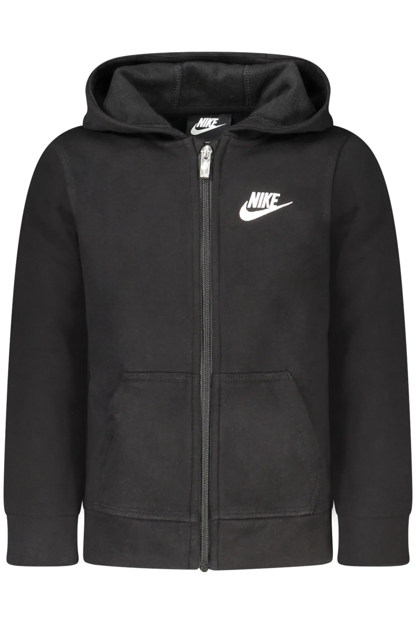 Jungen LANGARM-KAPUZENPULLOVER Schwarz 86F321_NEBLACK