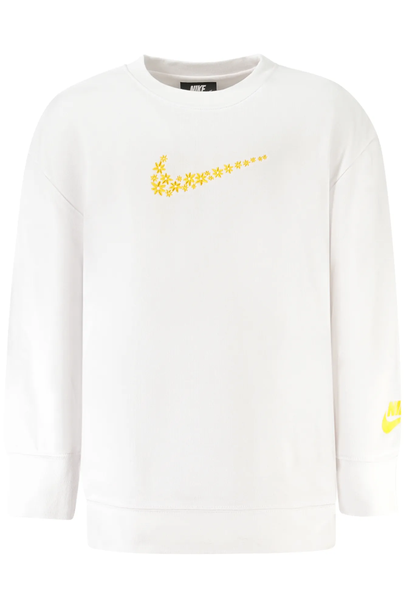 Mädchen LANGARM-SWEATSHIRT Weiß 36J045_BIWHITE