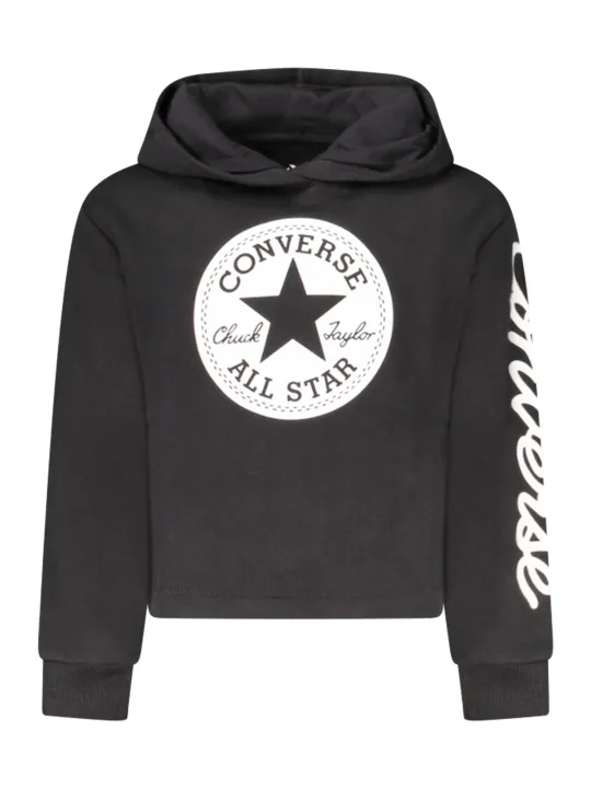 Converse Mädchen Sweatshirt Schwarz mieten | Flex-Fashion Verleih