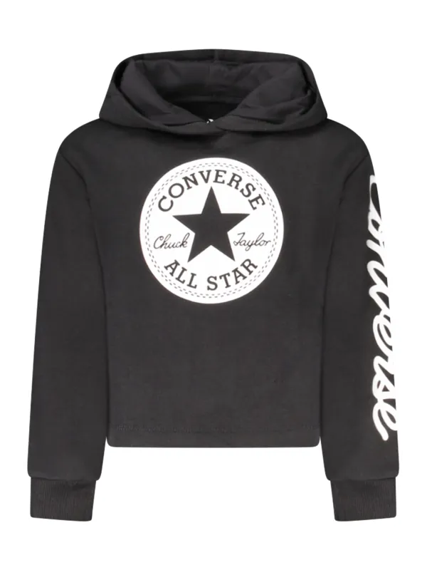 Converse Mädchen Sweatshirt Schwarz mieten | Flex-Fashion Verleih