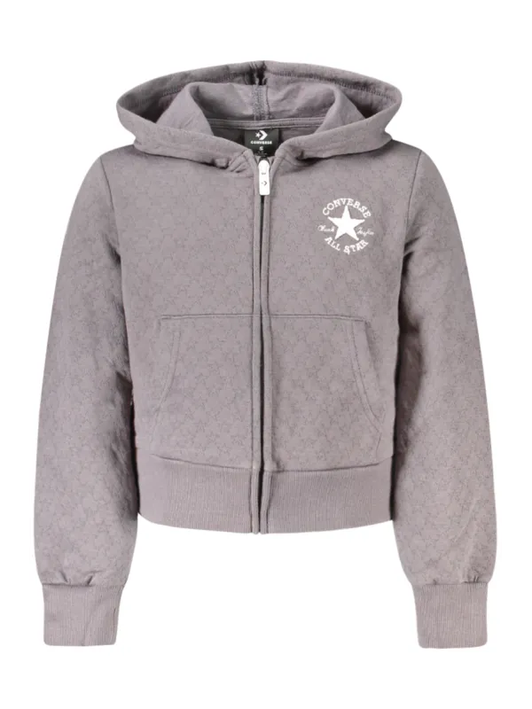 Converse Mädchen Kapuzenpullover Grau mieten | Flex-Fashion