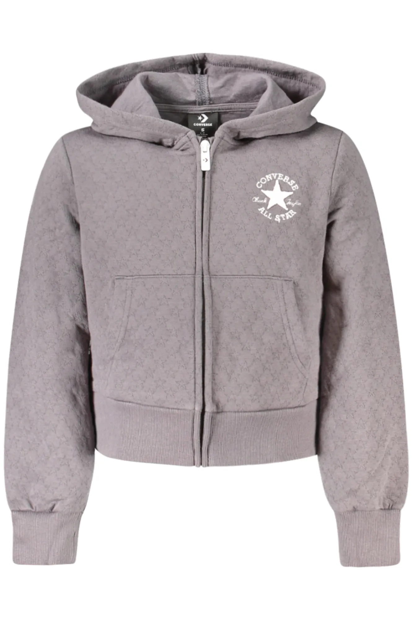 Mädchen LANGARM-KAPUZENPULLOVER Grau 4CG807_GRGDA
