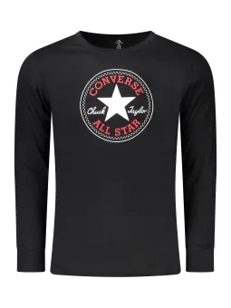 Converse Jungen Langarmshirt Schwarz mieten – Flex-Fashion