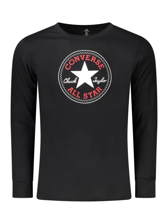 Converse Jungen Langarmshirt Schwarz mieten – Flex-Fashion