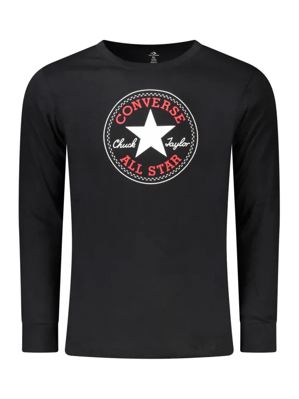 Converse Jungen Langarmshirt Schwarz mieten – Flex-Fashion