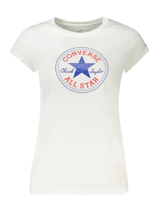 Converse Mädchen T-Shirt Weiß leihen | Flex-Fashion Verleih