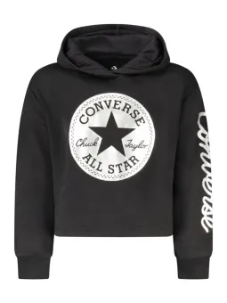 Converse Mädchen Sweatshirt Schwarz mieten - Flex-Fashion Verleih