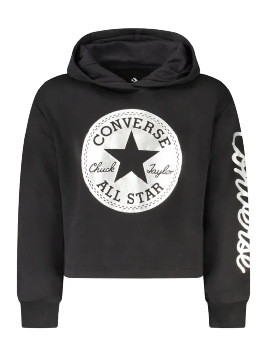 Converse Mädchen Sweatshirt Schwarz mieten - Flex-Fashion Verleih