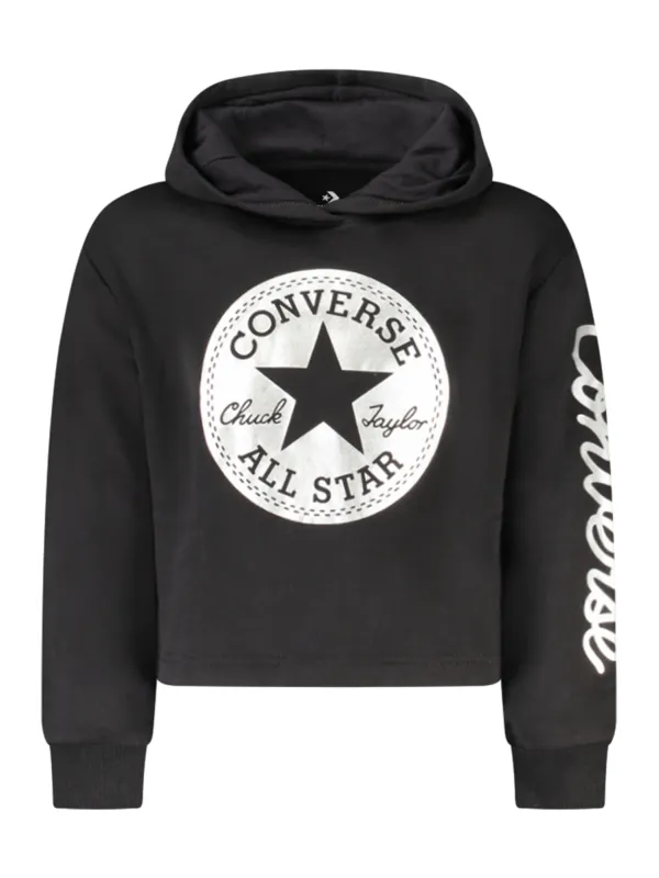 Converse Mädchen Sweatshirt Schwarz mieten - Flex-Fashion Verleih