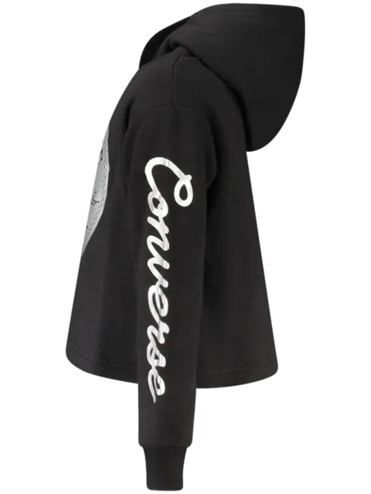 Converse Mädchen Sweatshirt Schwarz mieten - Flex-Fashion Verleih