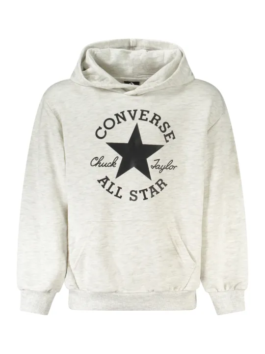 Converse Jungen Kapuzen-Sweatshirt Grau mieten | Flex-Fashion