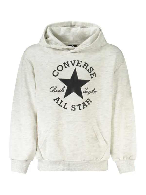 Converse Jungen Kapuzen-Sweatshirt Grau mieten | Flex-Fashion