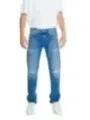 Replay zerrissene, umgekrempelte Jeans Herren
