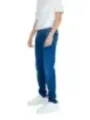 Abgenutzte blaue Replay Jeans für Herren