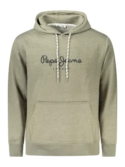 Pepe Jeans Herren Kapuzensweatshirt Grün mieten - Flex-Fashion