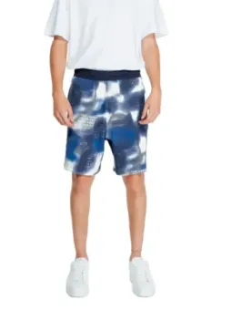 Tie-Dye Denim-Shorts Armani Exchange