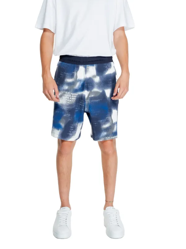 Tie-Dye Denim-Shorts Armani Exchange