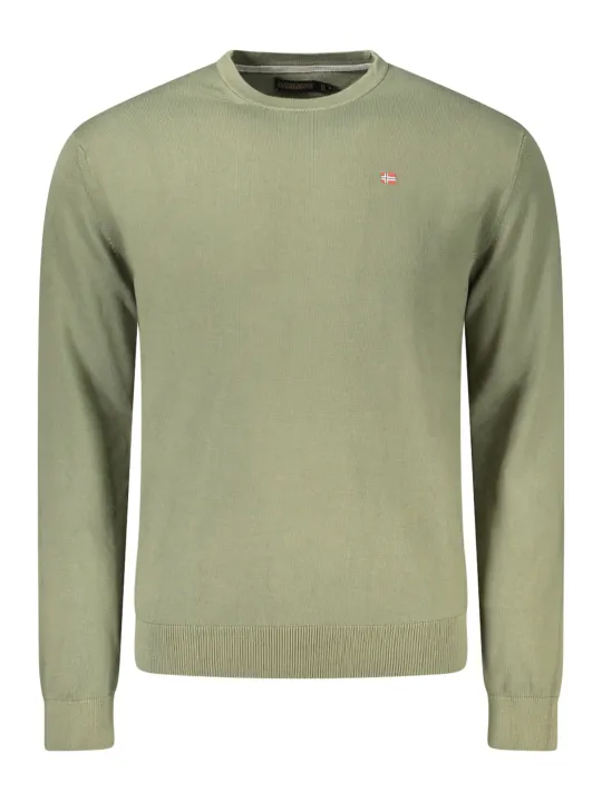 Grüner Napapijri Herrenpullover mieten – Flex-Fashion Verleih