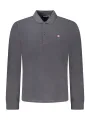 Napapijri Herren Langarm-Poloshirt Schwarz leihen | Flex-Fashion