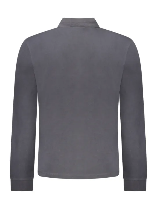 Napapijri Herren Langarm-Poloshirt Schwarz leihen | Flex-Fashion