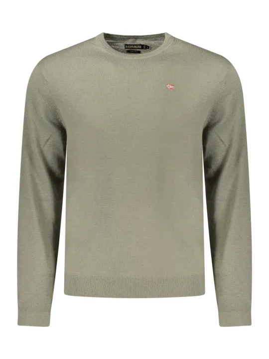 Grüner Napapijri Herrenpullover mieten – Flex-Fashion Verleih