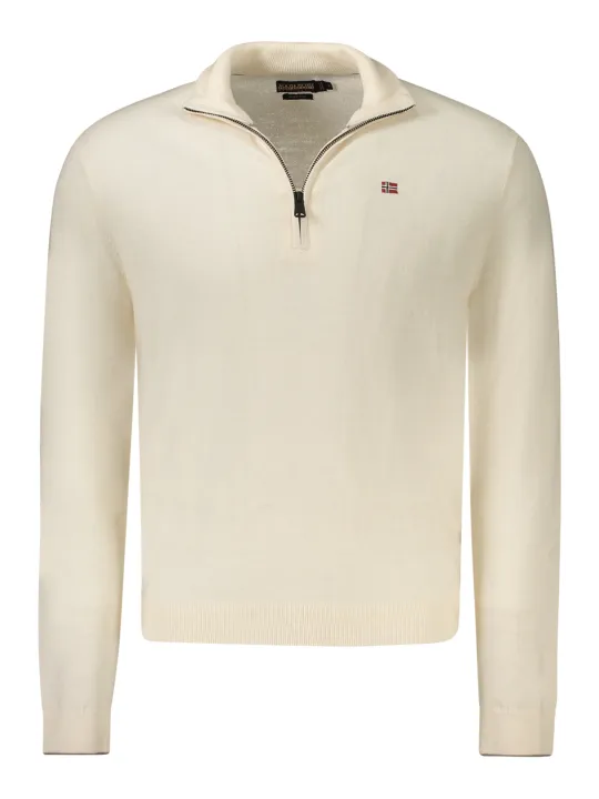 Napapijri Herren Pullover mieten - Weiß, Größen S-3XL
